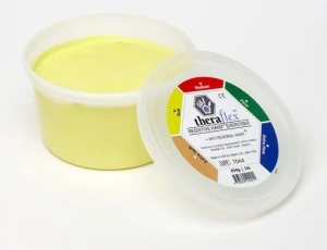 Ergo - terapeitiskais plastilīns Theraflex 85g Dzeltens