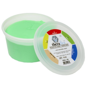 Ergo - terapeitiskais plastilīns Theraflex 85g Zaļ&scaron;