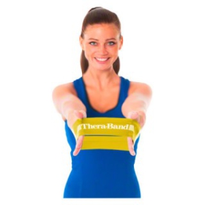 Thera Band&reg; Cilpveida vingro&scaron;anas gumija (dzeltena) 45.5